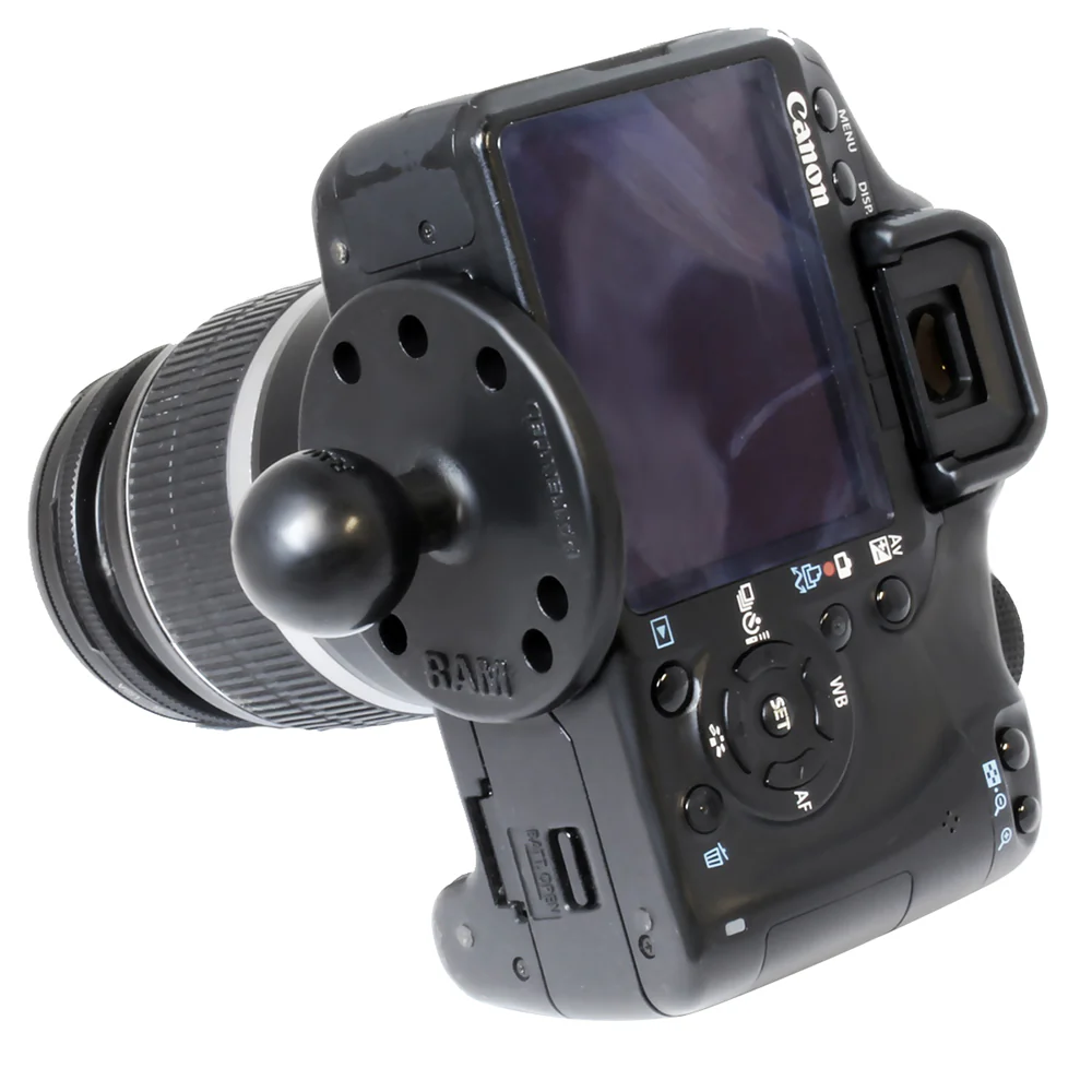 RAM Mount 2.5" Round Base w/1" Ball and 1/4"-20 Threaded Male Post [RAM-B-202AU] - Image 3