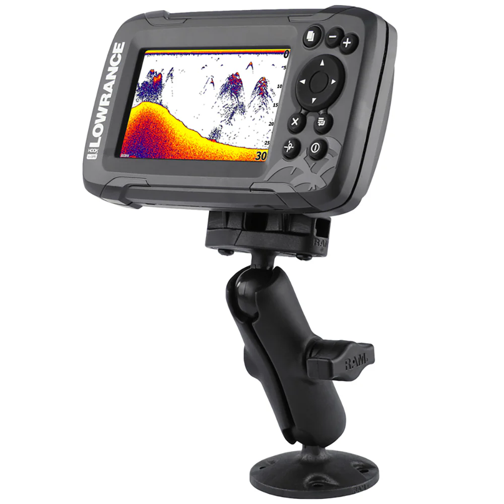 RAM Mount B Size 1" Composite Fishfinder Mount for the Lowrance Hook2 Series [RAP-B-101-LO12] - Image 2