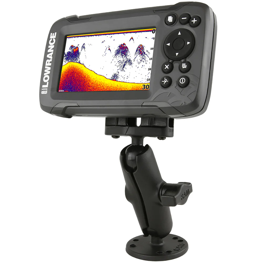 RAM Mount B Size 1" Fishfinder Mount for the Lowrance Hook2 Series [RAM-B-101-LO12] - Image 2