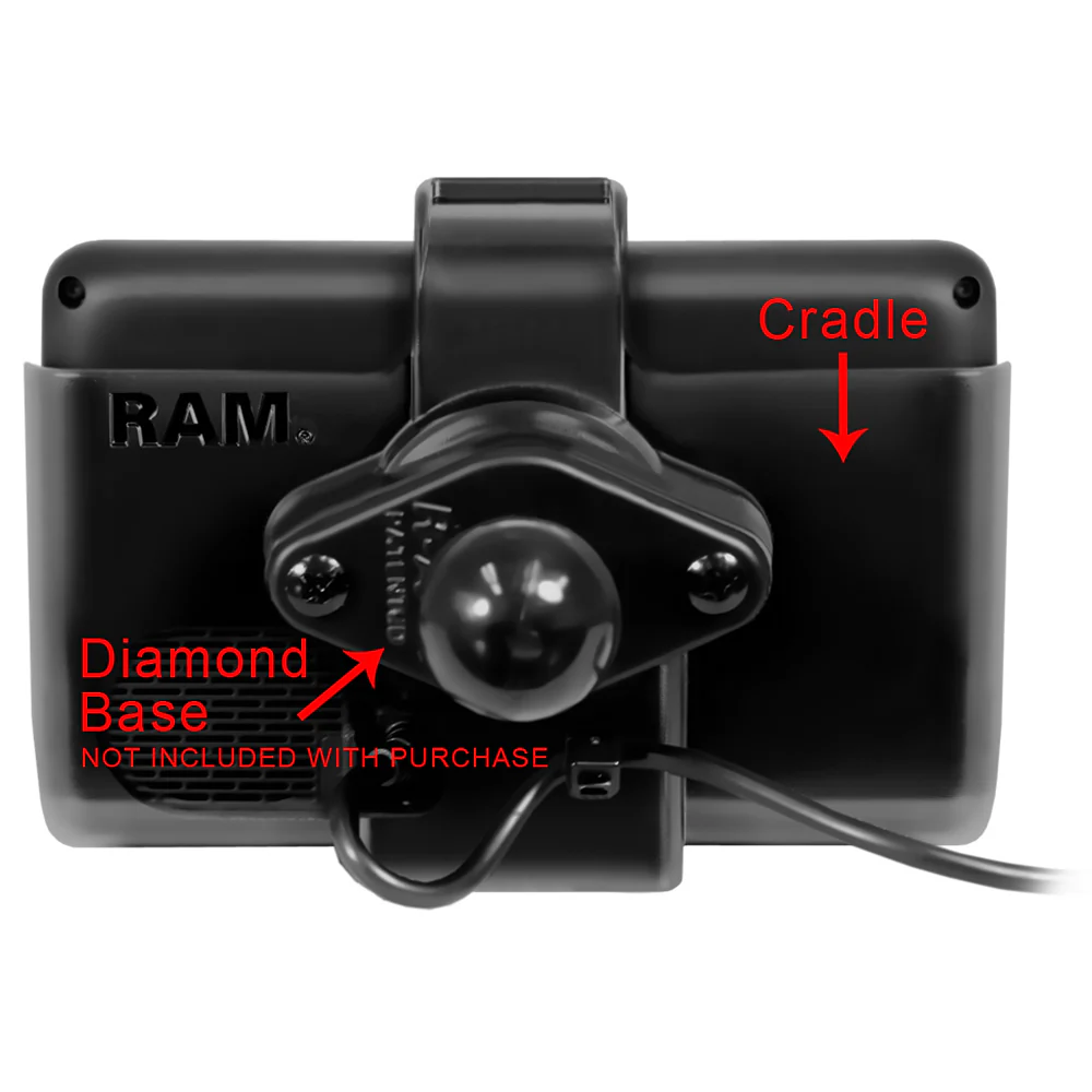 RAM Mount Cradle f/Garmin dezl Series [RAM-HOL-GA43U] - Image 2