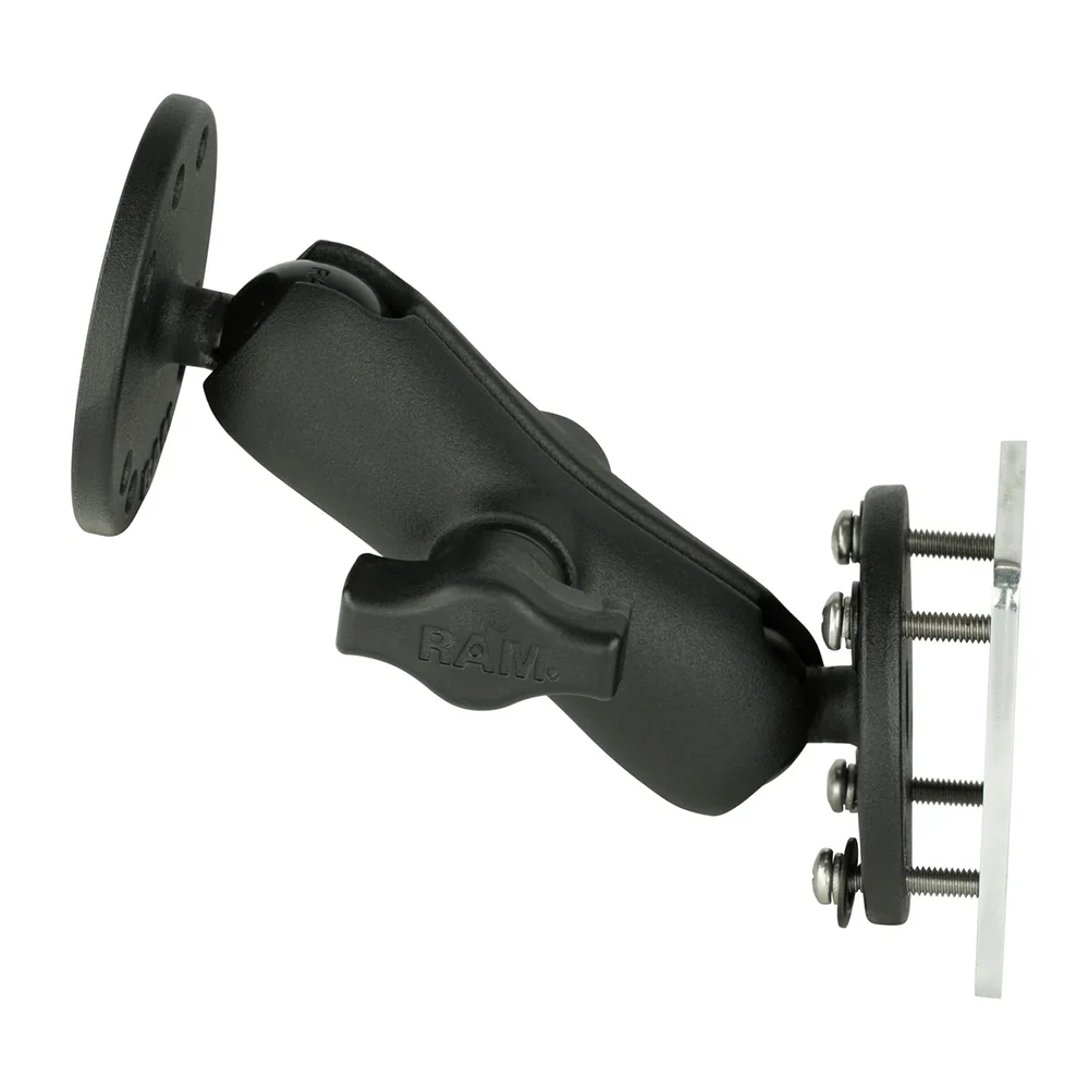 RAM Mount Double Ball Mount w/Backing Plate [RAM-B-101U-225B2] - Image 2