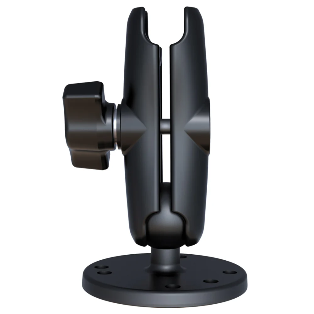 RAM Mount Double Socket Arm w/2.5" Round Base [RAM-B-103U] - Image 2