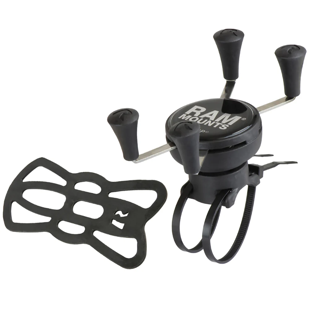 RAM Mount EZ-ON/OFF Bicycle Mount w/Universal X-Grip Cell Phone Holder [RAP-274-1-UN7U] - Image 2