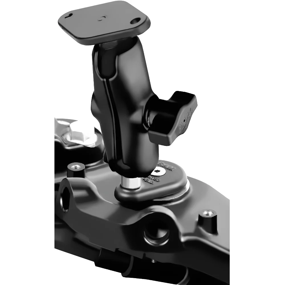RAM Mount Fork Stem Motorcycle Base w/Double Socket Diamond [RAM-B-176U] - Image 2