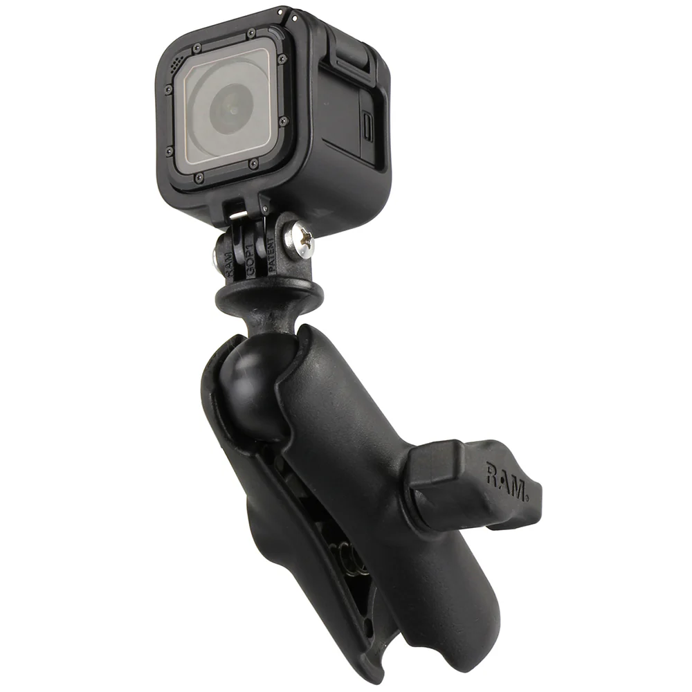 RAM Mount GoPro Hero Adapter with Double Socket Arm [RAM-B-202-GOP1-201U] - Image 3