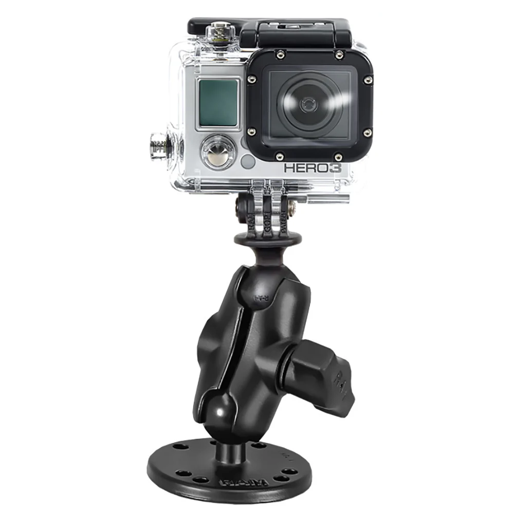 RAM Mount GoPro Hero Short Arm Flat Surface Mount [RAM-B-138-A-GOP1U] - Image 2
