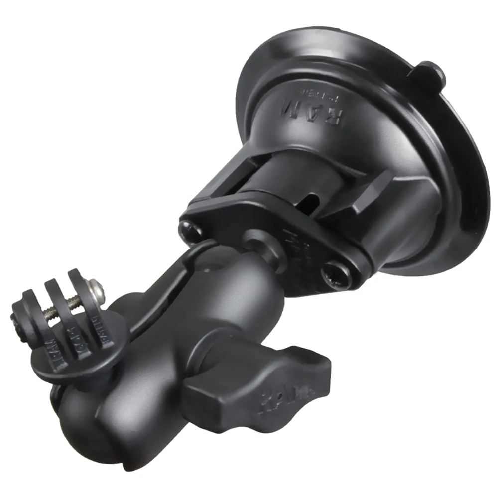 RAM Mount GoPro Hero Short Arm Suction Cup Mount [RAM-B-166-A-GOP1U] - Image 4