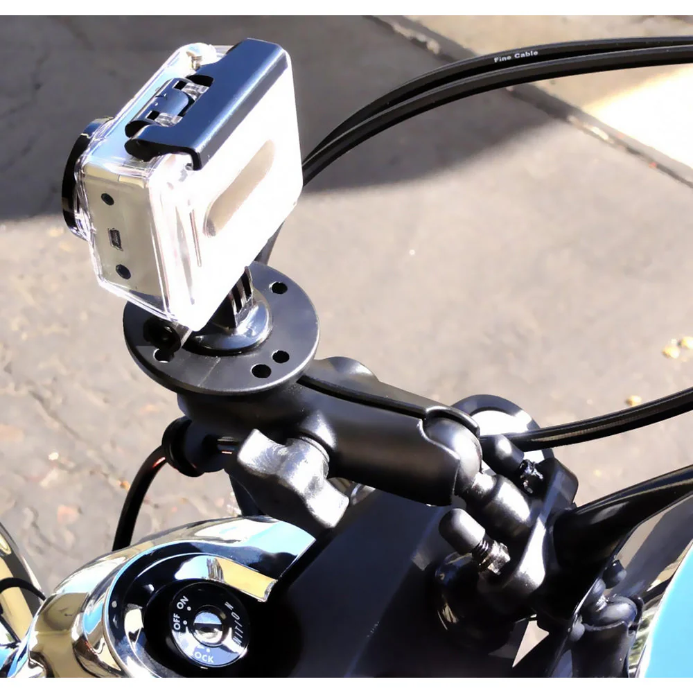 RAM Mount Handlebar U-Bolt Base w/Round 1/4"-20 Threaded Stud [RAM-B-149Z-C1U] - Image 2