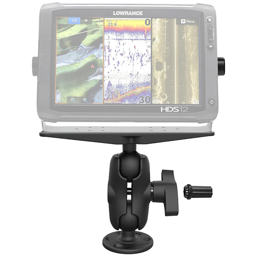 RAM Mount Heavy Duty Marine Electronics Mount w/Combination Pin-Lock Security Kit Short Arm [RAM-SG-D-111U-C] - Image 2