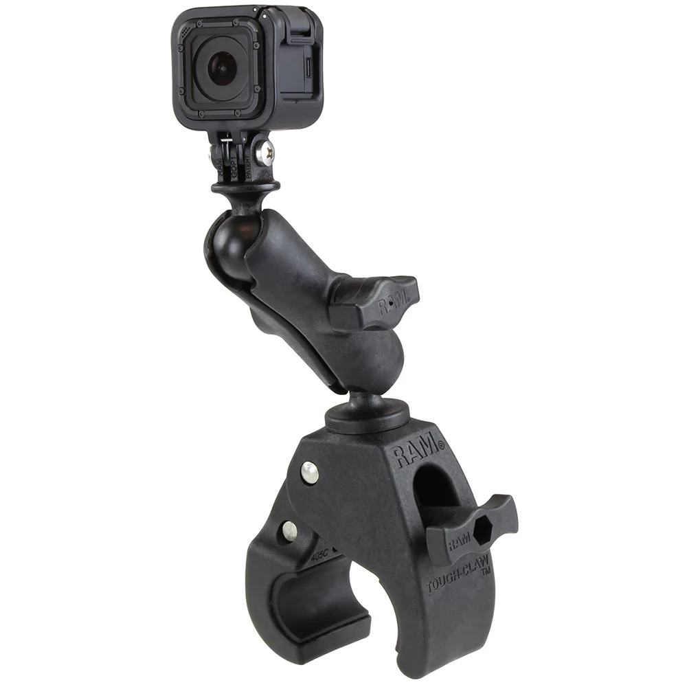 RAM Mount Medium Tough-Claw Mount w/Custom GoPro Hero Adapter [RAP-B-404-GOP1U] - Image 2