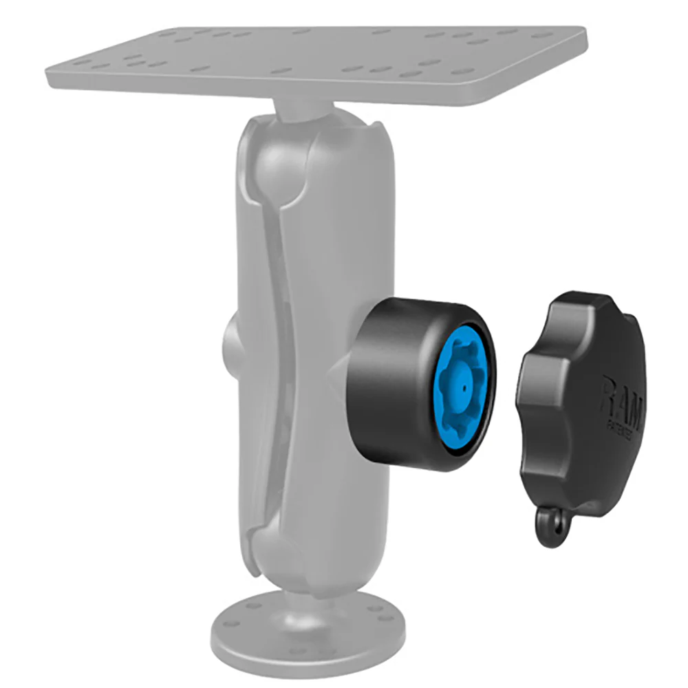 RAM Mount Mixed Combination Pin-Lock Security Knob & Key Knob f/1.5" Diameter C Size Arms [RAP-S-KNOB5U] - Image 3