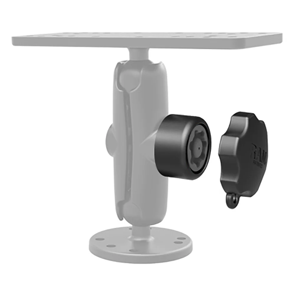 RAM Mount Mixed Combination Pin-Lock Security Knob & Key Knob f/1" Diameter B Size Arms [RAP-S-KNOB3U] - Image 2