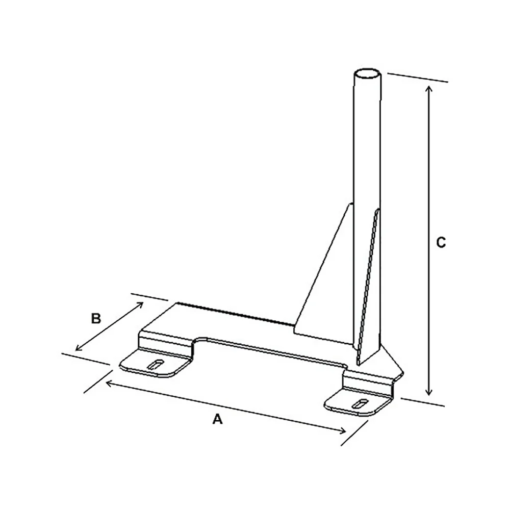 RAM Mount No-Drill Laptop Base f/Ford Econoline Van (1995-2015) [RAM-VB-119] - Image 2