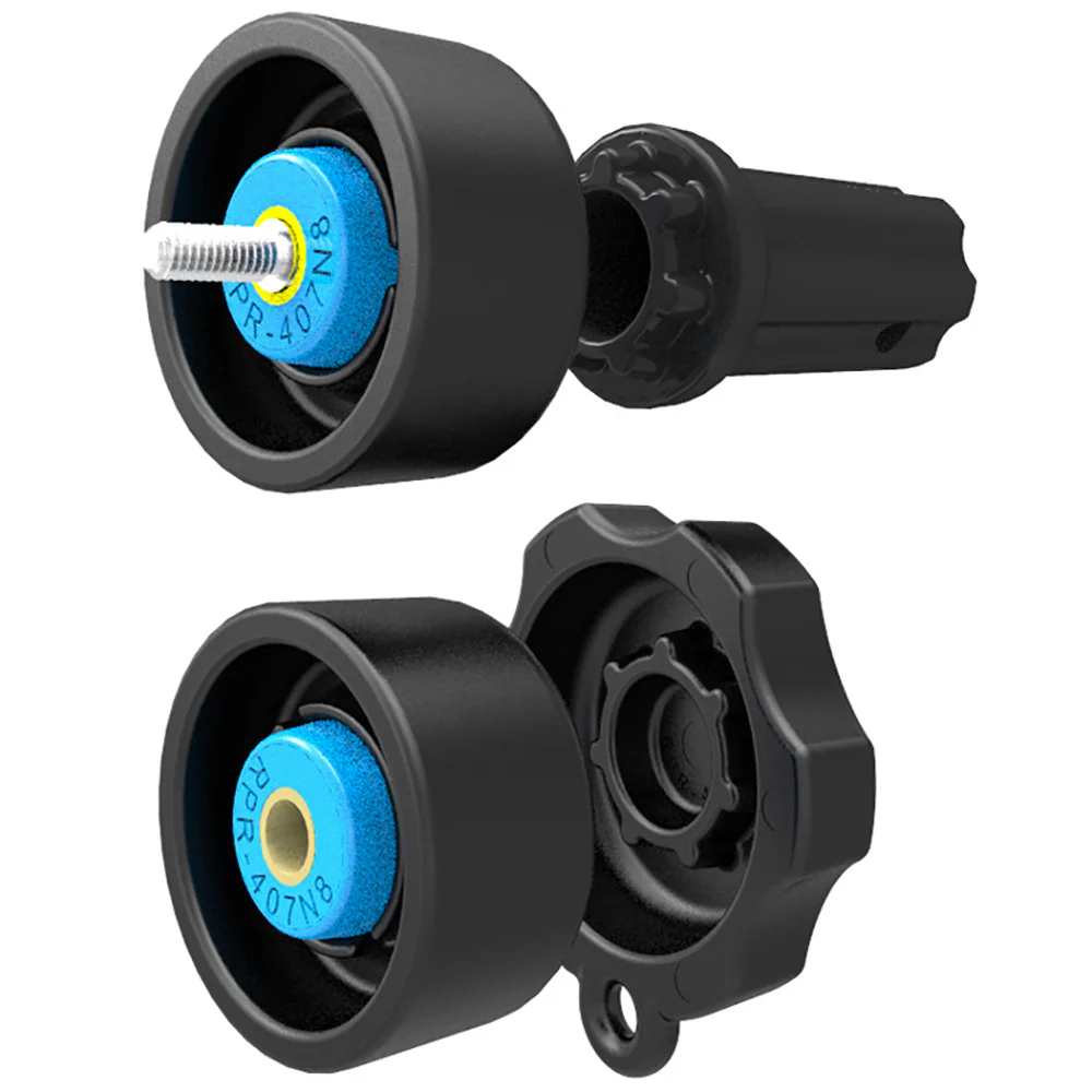 RAM Mount Pin-Lock Security Kit f/ 1" B Size Mounts and Gimbal Bracket [RAP-S-KNOB3-GU] - Image 3