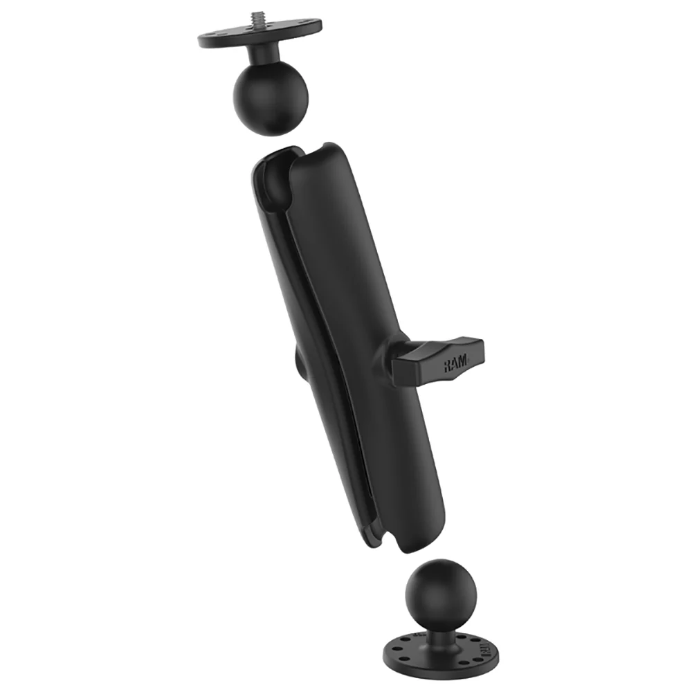 RAM Mount RAM Double Ball Mount w/1/4"-20 Male Thread - Long Arm [RAM-101AU-D] - Image 2