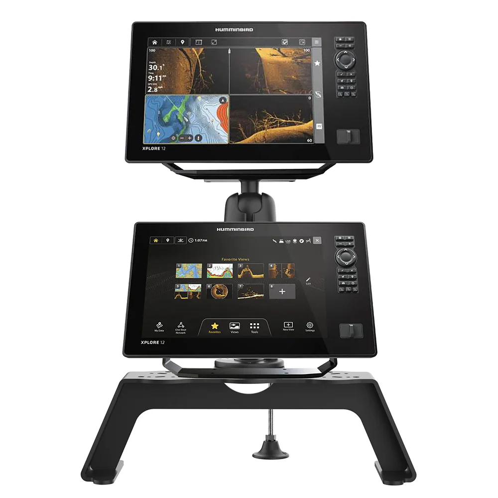 RAM Mount RAM Fishfinder Deck Kit w/Humminbird Helix 8-10  XPLORE Mount [RAM-FF1-D-202-25-202] - Image 2