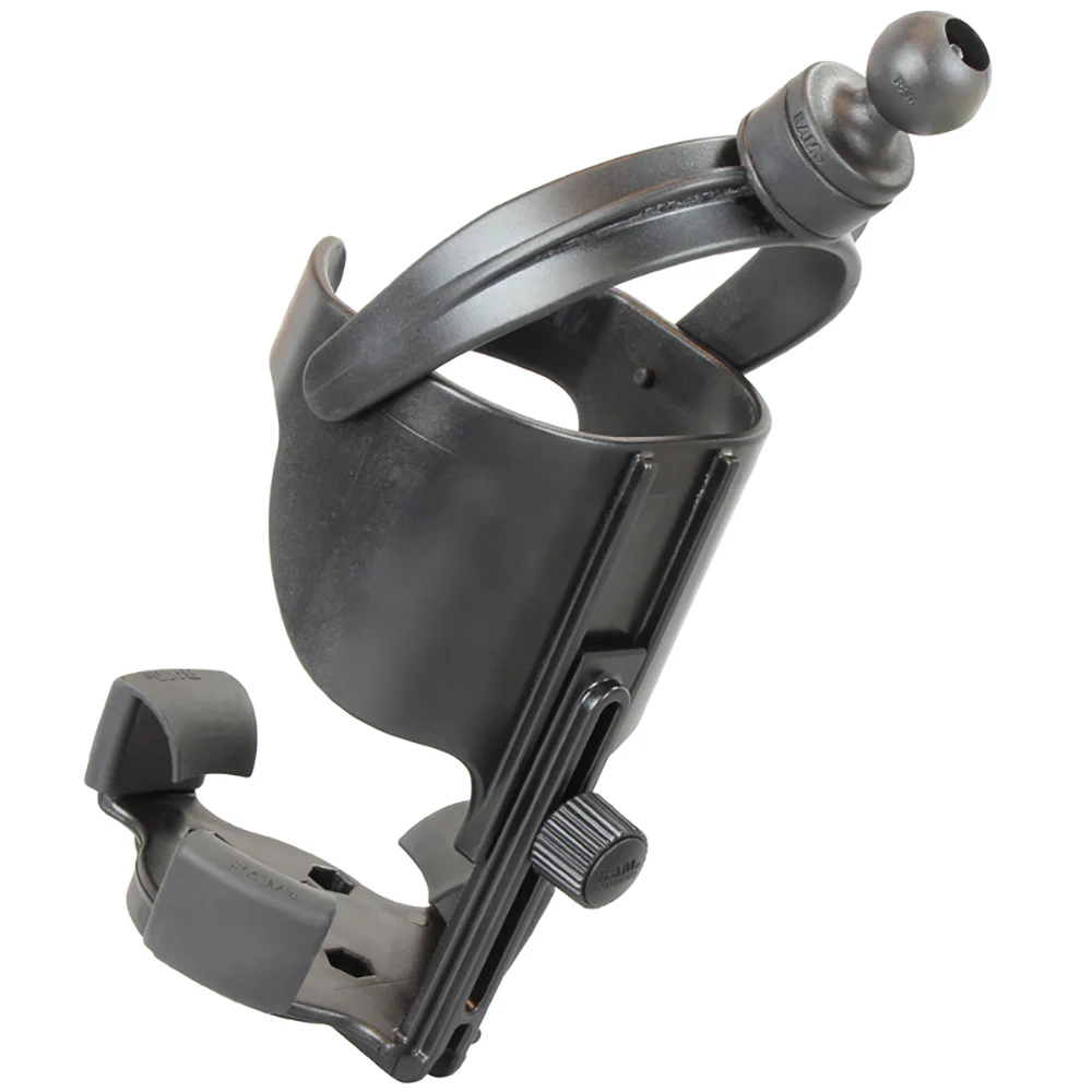 RAM Mount RAM Level Cup XL with Torque 3/4"  1" Diameter Rail Base and Short Arm [RAM-B-408-75-1-A-417U] - Image 4