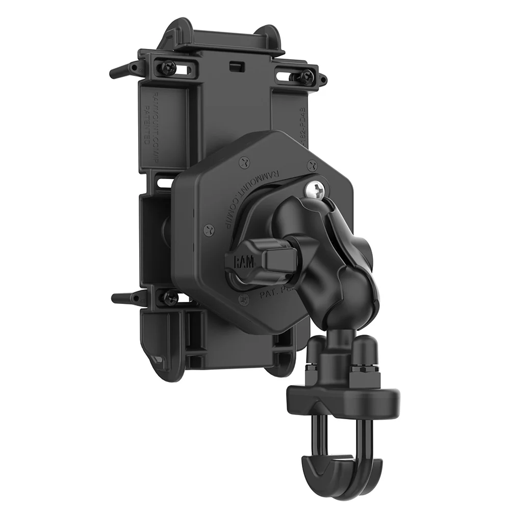 RAM Mount RAM Quick-Grip XL Phone Mount w/Vibe-Safe  U-Bolt Base - Short [RAM-B-149Z-A-PD4-462] - Image 2