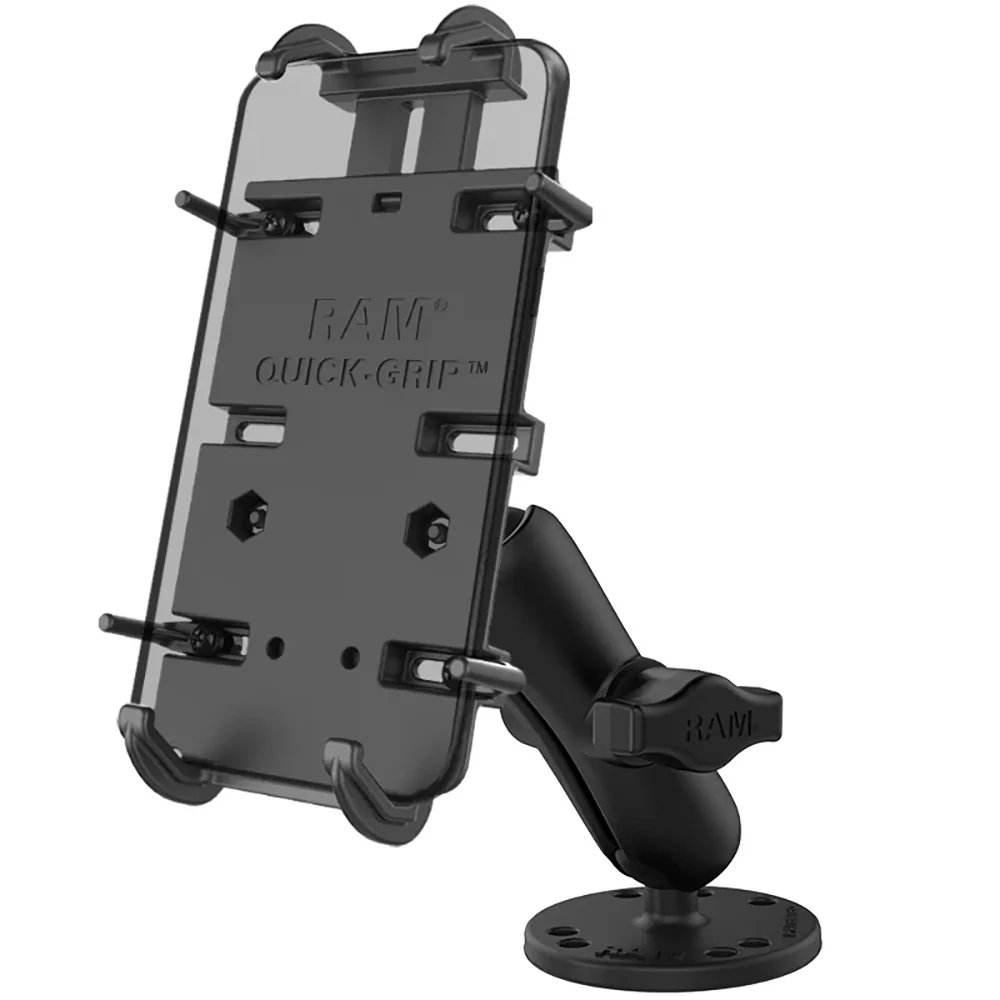RAM Mount RAM Quick-Grip XL Spring-Loaded Phone Mount w/Drill-Down Base [RAM-B-138-PD4U] - Image 2