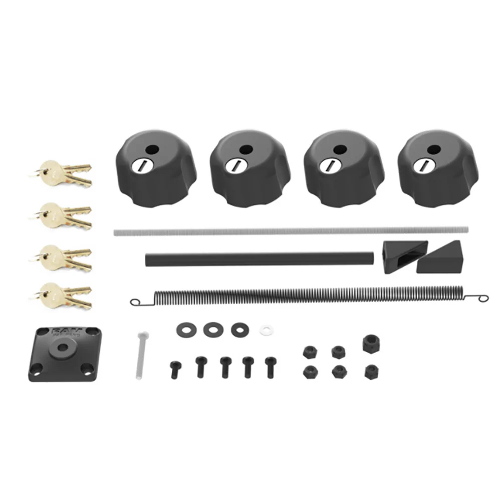 RAM Mount RAM Safe-N-Secure Locking Kit f/RAM Tough-Tray  Swing Arms [RAM-234-LKU] - Image 2