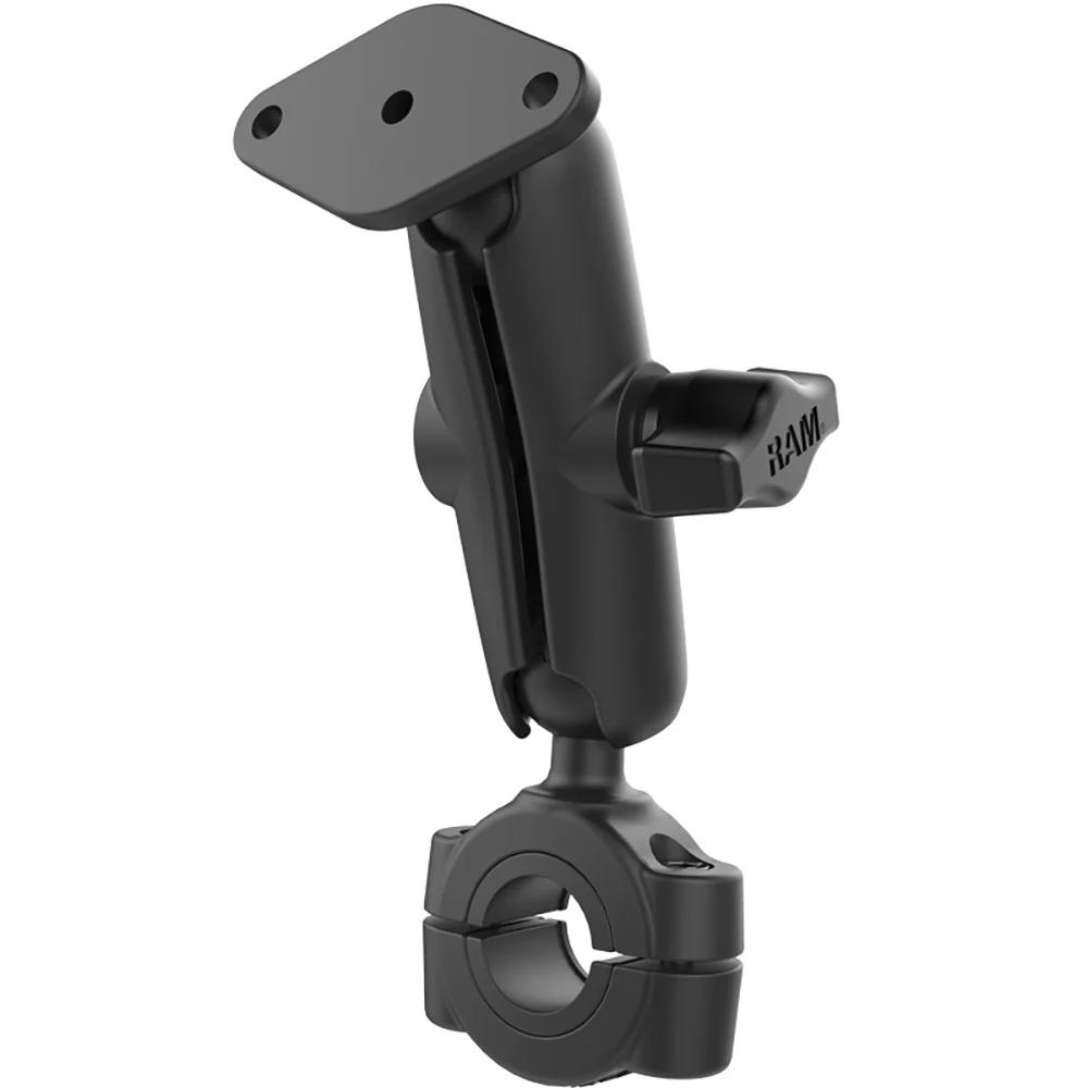 RAM Mount RAM Torque 3/4" - 1" Diameter Handlebar/Rail Base with 1" Ball, Medium Arm and Diamond Ball Base [RAM-B-408-75-1-238U] - Image 2