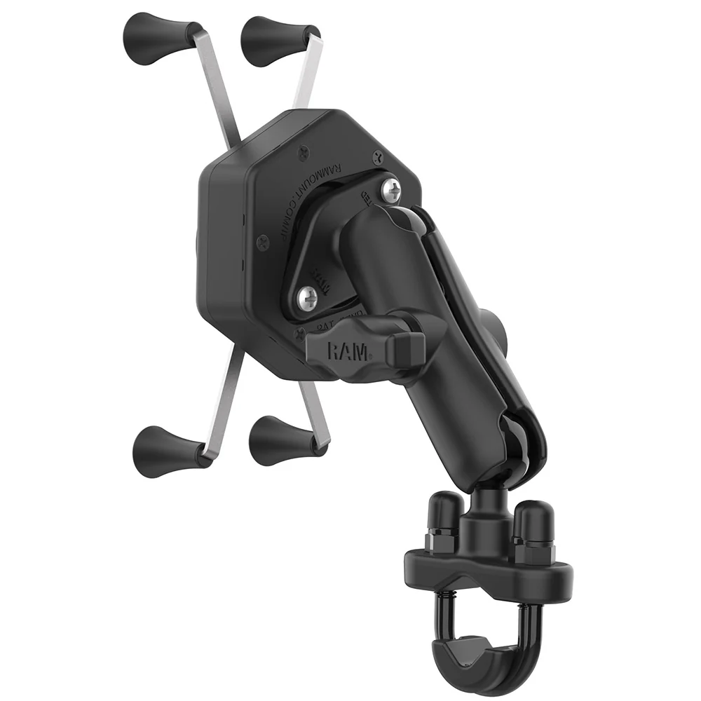RAM Mount RAM X-Grip Large Phone Mount w/Vibe-Safe  U-Bolt Base - Medium [RAM-B-149Z-UN10-462] - Image 3