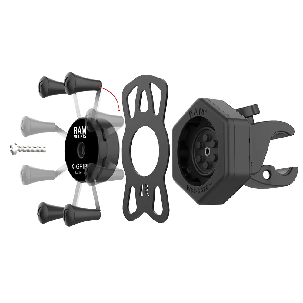 RAM Mount RAM X-Grip Phone Mount w/Vibe-Safe  Small Tough-Claw [RAM-HOL-UN7-462-400] - Image 3