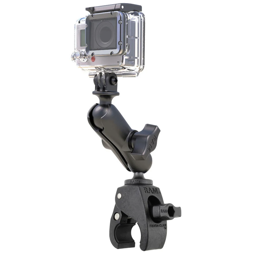 RAM Mount Small Tough-Claw Mount w/Custom GoPro Hero Adapter [RAP-B-400-GOP1U] - Image 2