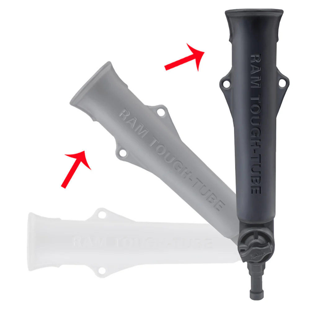 RAM Mount Tough-Tube Fishing Rod Holder w/3" Long Ratchet Spline Post Arm [RAP-394-SSTU] - Image 2
