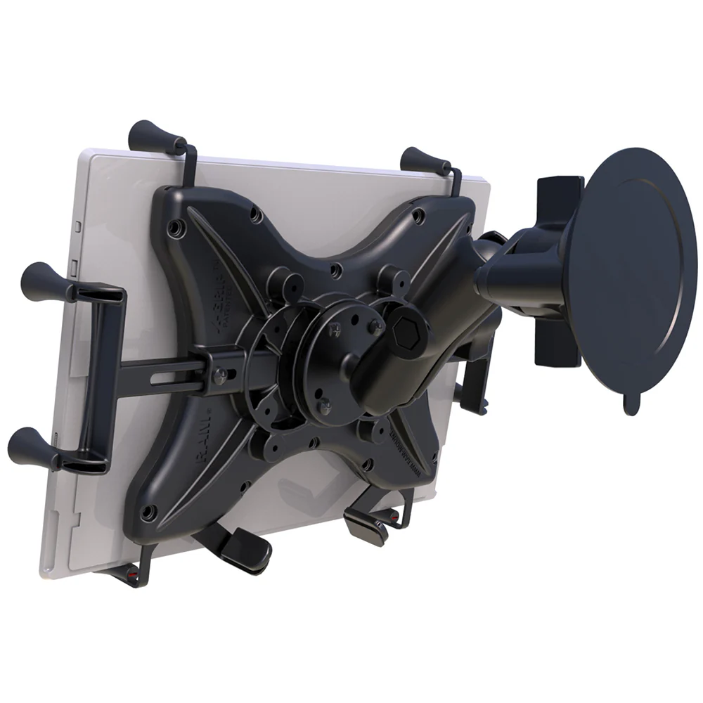 RAM Mount Twist-Lock Suction Cup Mount w/Universal X-Grip Cradle for 12" Large Tablets [RAM-B-166-UN11U] - Image 3