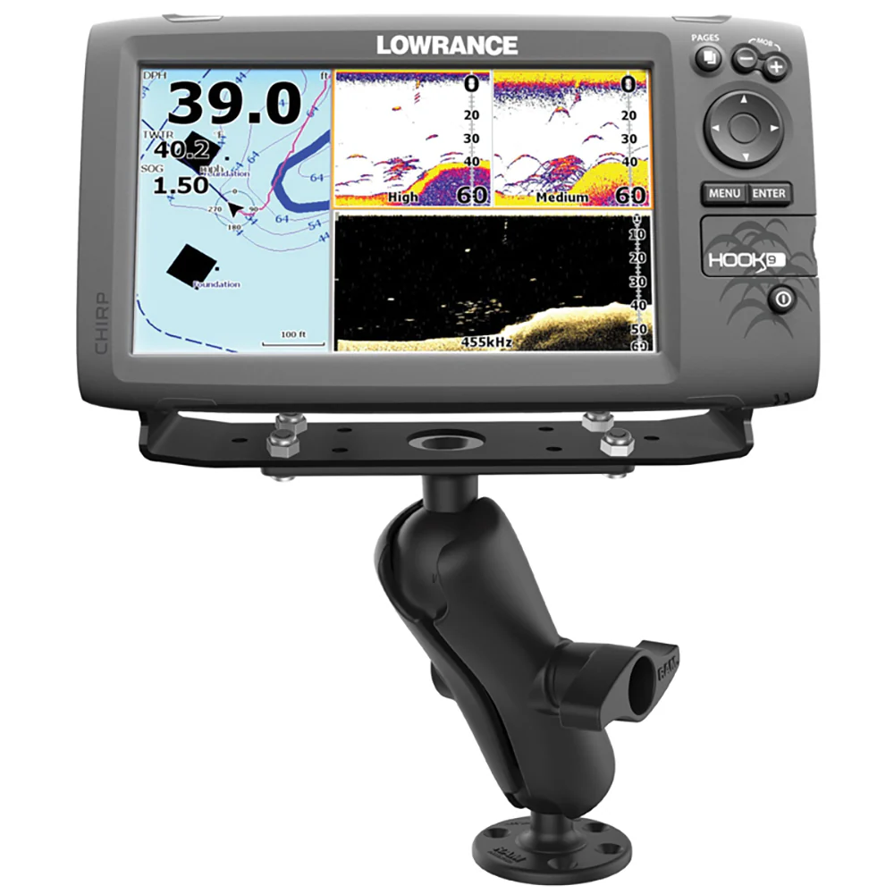 Ram Mount Universal D Size Ball Mount for 9"-12" Fishfinders and Chartplotters [RAM-D-115] - Image 2
