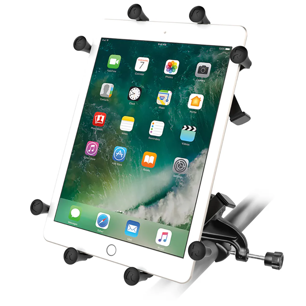 RAM Mount Universal X-Grip III Large Tablet Holder - Fits New iPad - Includes Yoke Mount [RAM-B-121-UN9U] - Image 2