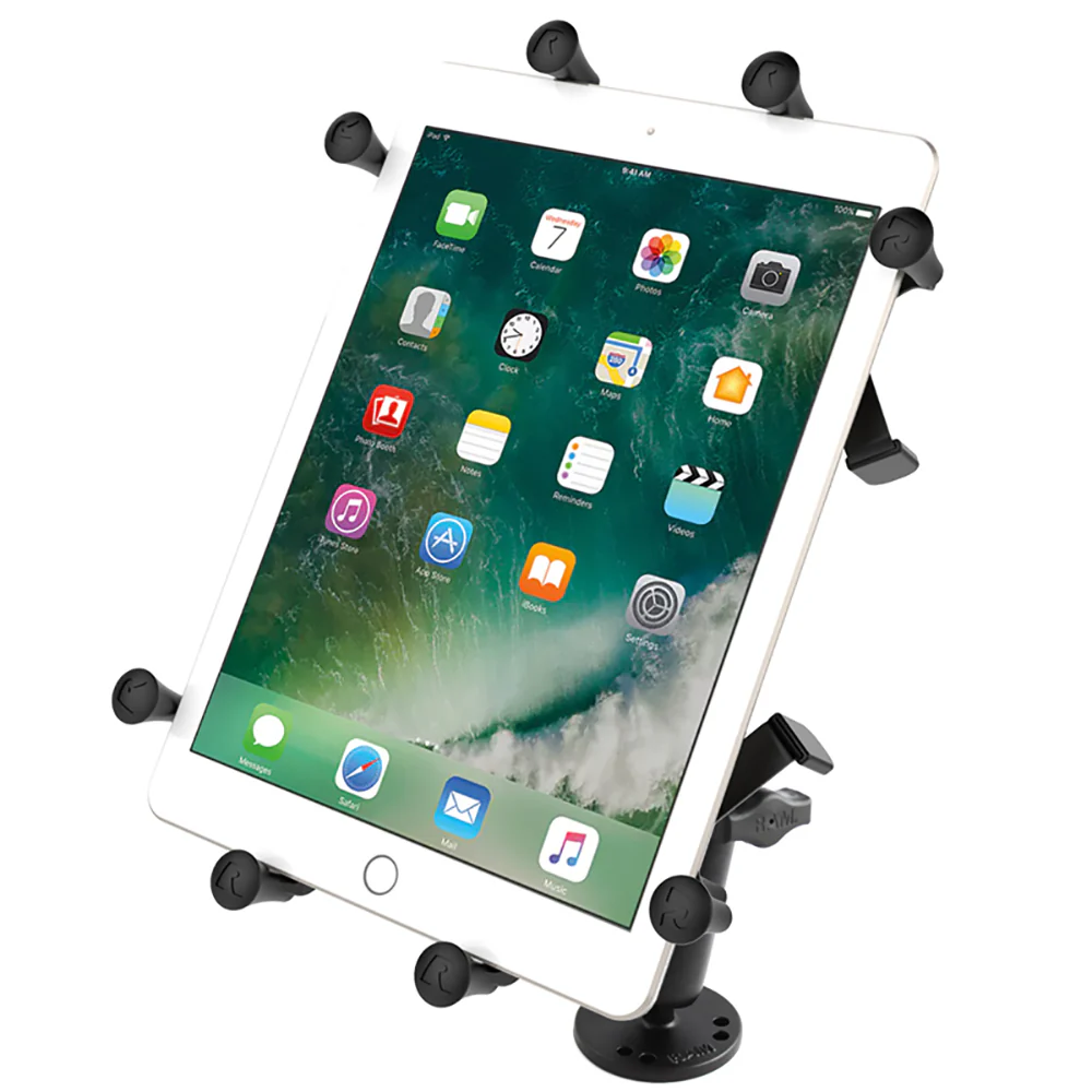 RAM Mount X-Grip III Large Tablet Holder w/ Long Flat Surface Mount [RAM-B-101-C-UN9U] - Image 2