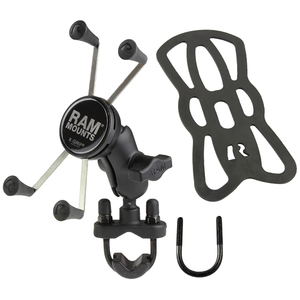 RAM Mount X-Grip Large Phone Mount w/Handlebar U-Bolt Base [RAM-B-149Z-A-UN10U] - Image 2