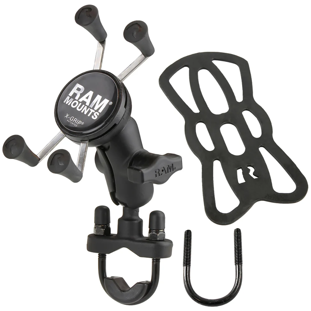 RAM Mount X-Grip Phone Mount w/Handlebar U-Bolt Base [RAM-B-149Z-A-UN7U] - Image 2
