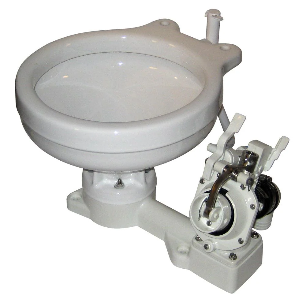 Raritan Fresh Head - Fresh Water Flush - Manual - Marine Size - Right Hand Operation [25M00]