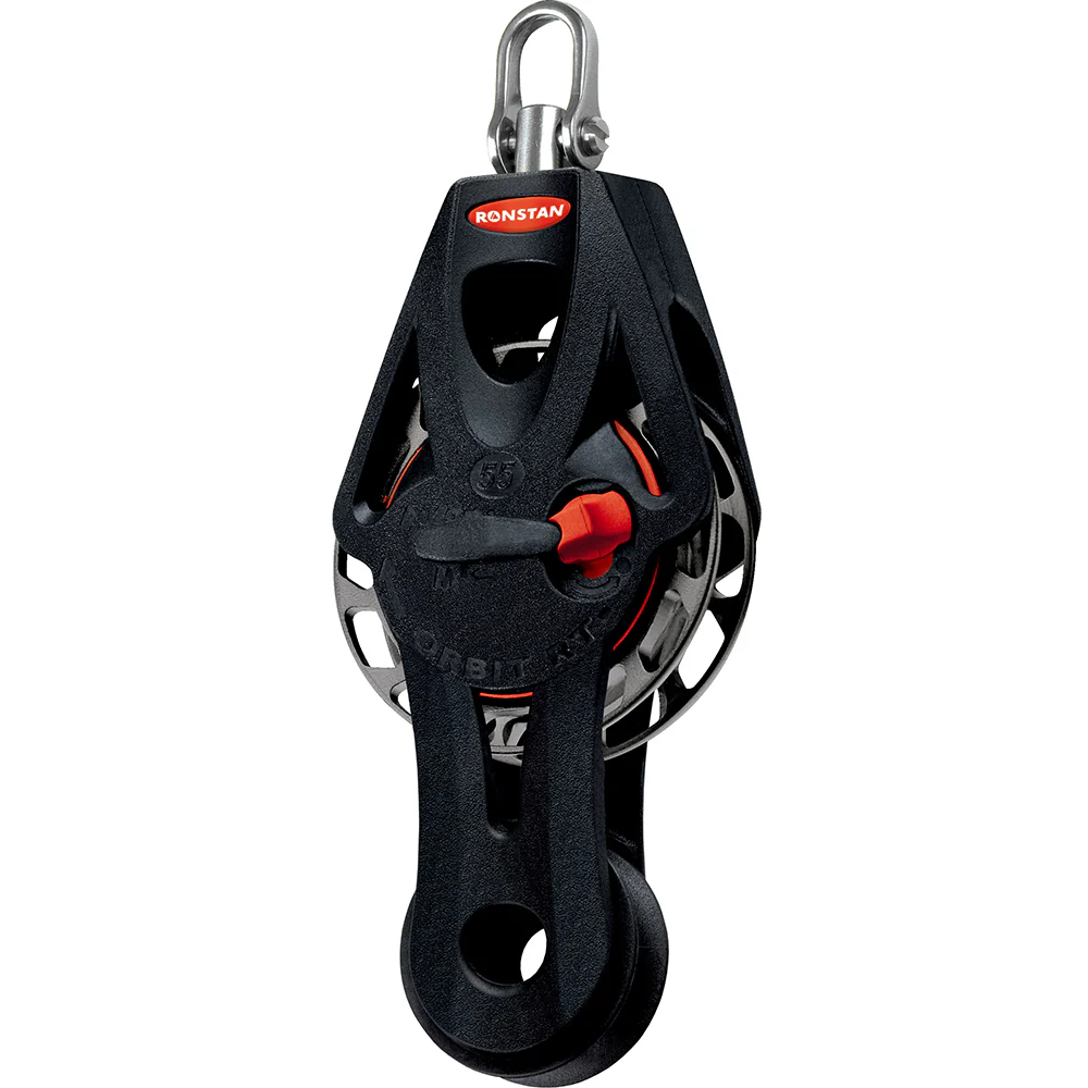 Ronstan Series 55 Ratchet Mount Orbit Block - Fiddle Becket Swivel [RF56510]