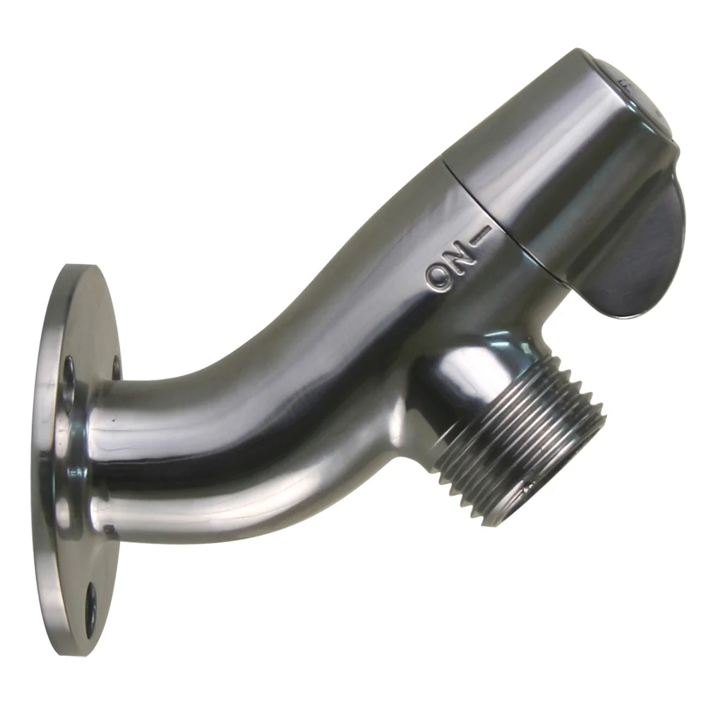 Scandvik Ceramic Angled Washdown Valve - SS Spigot [10175P] - Image 2