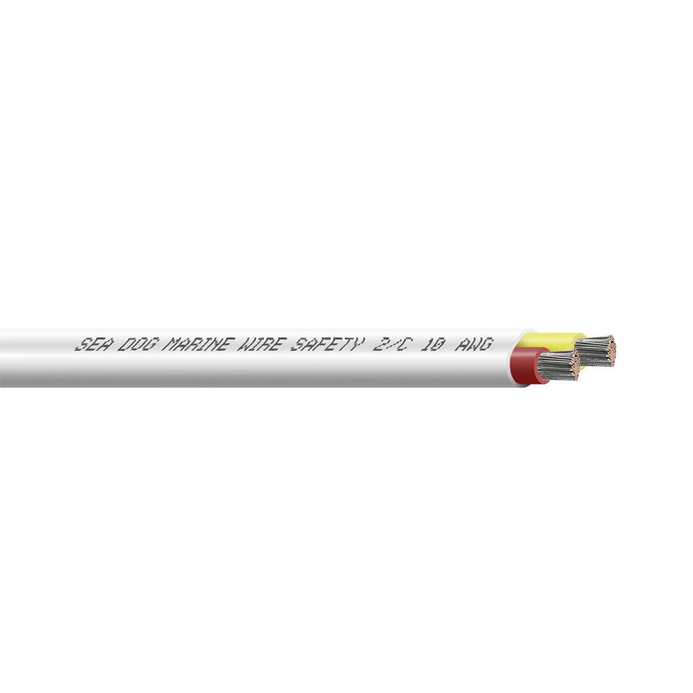 Sea-Dog 10/2 AWG Flat Duplex Safety Wire - Red/Yellow - 25' [8010220]