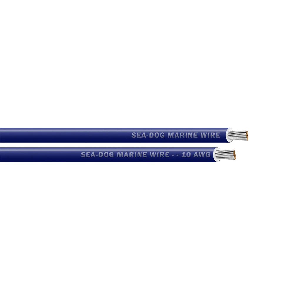 Sea-Dog 10 AWG Dark Blue Primary Wire - 100' [8010062]