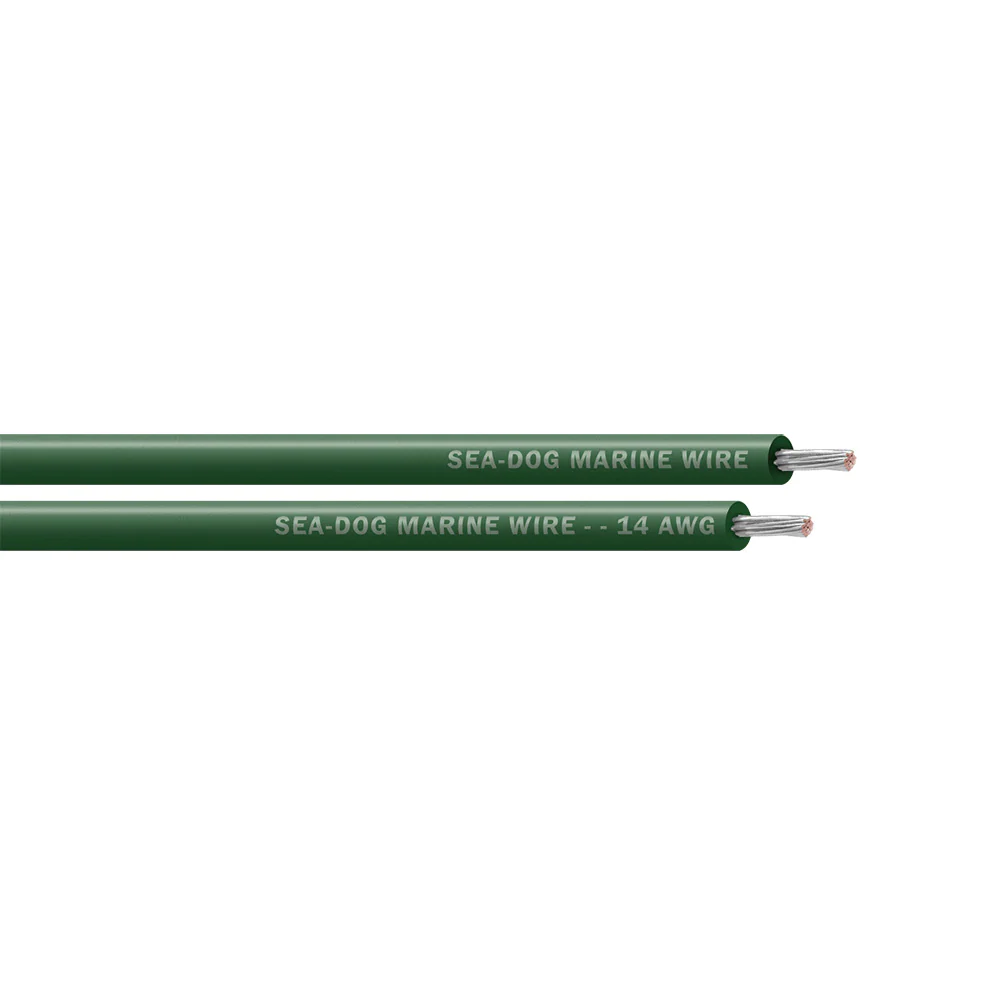 Sea-Dog 14 AWG Green Primary Wire - 100' [8014042]