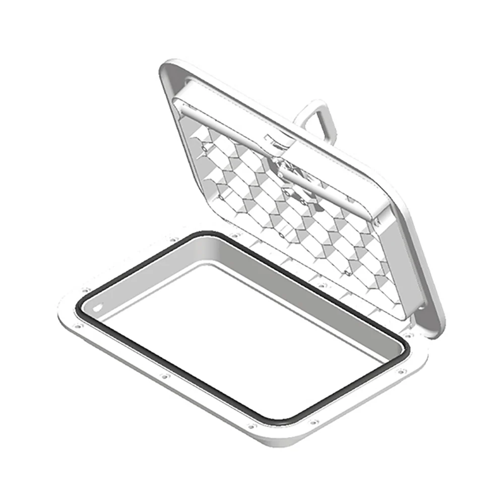 Sea-Dog Triple Lock Rectangular Marine Hatch - 10" x 14" - White [336520-3] - Image 2