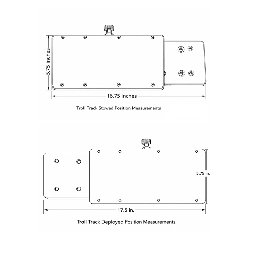 Sea Swivel Troll Track Trolling Motor Mount [SEA-HDM-TROLL-TRACK] - Image 5