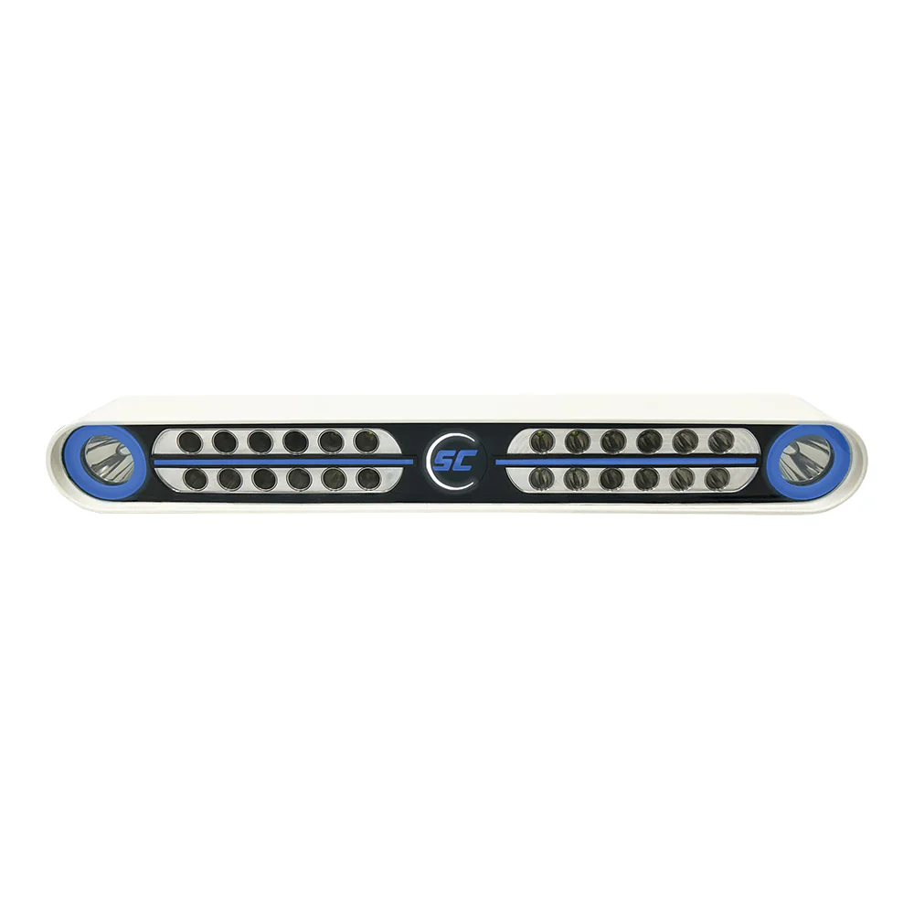 Shadow-Caster Eagle Ray LED Light Bar - White Housing  Dual Optics [SCM-EAGLE-RAY-WH] - Image 2
