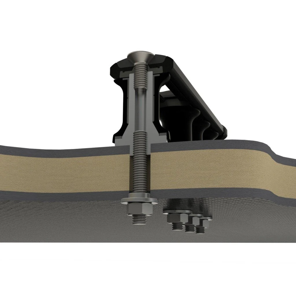 Spinlock Low Profile Aft Organizer 7 x 30mm Sheave (8 Rope) w/ Min Sheave Spacing - Image 2