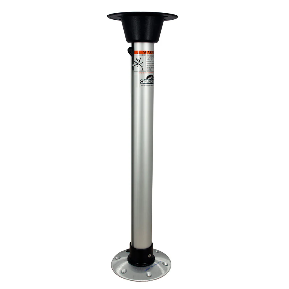 Springfield 2-3/8" Thread-Lock Uni-Lock Table Pedestal Package - 27" [1690727-SL]
