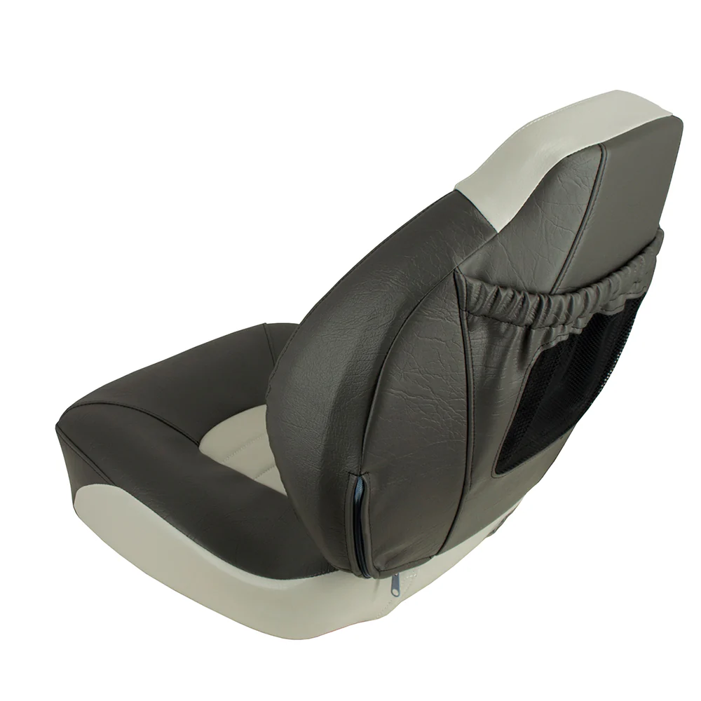 Springfield Fish Pro Mid Back Folding Seat - Charcoal/Grey [1041733] - Image 2