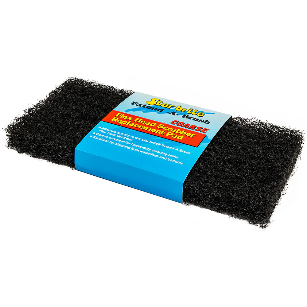Star brite Large Scrub Black Heavy Duty Pad - Coarse Texture [40127]
