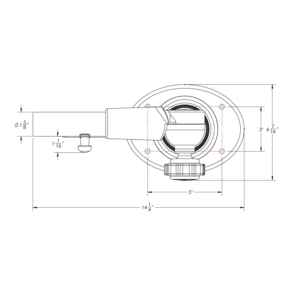 TACO Grand Slam 400 Outrigger Top Mount - Pair [GS-400] - Image 3