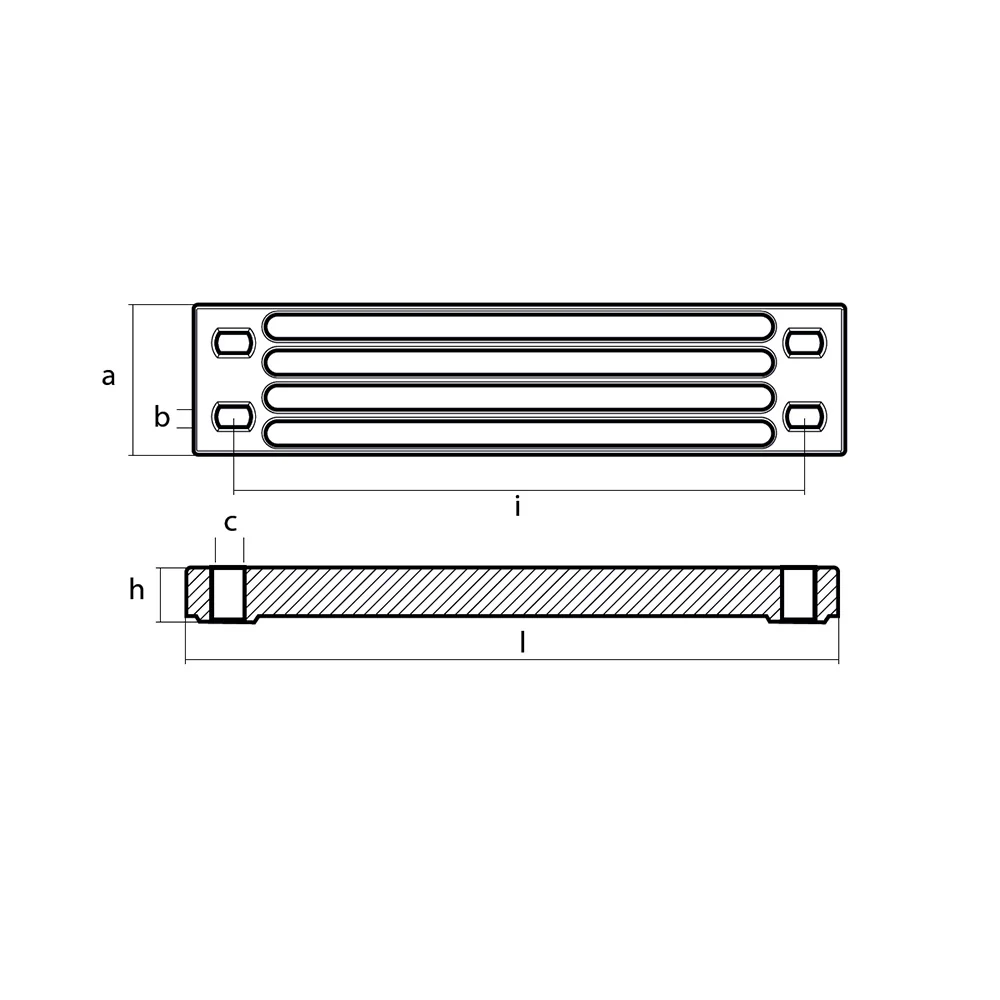 Tecnoseal Aluminum Yamaha Bar Anode f/Engine Bracket [01112-1AL] - Image 2